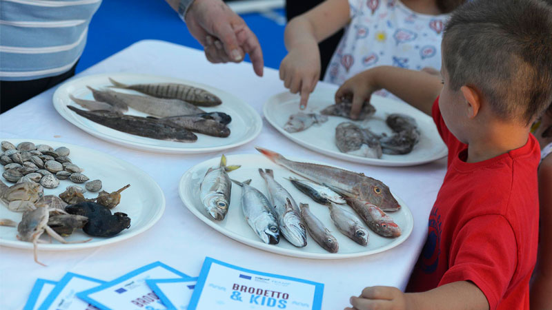 Lo spazio Brodetto & Kids del Festival Internazionale del Brodetto e delle Zuppe di Pesce - Fano